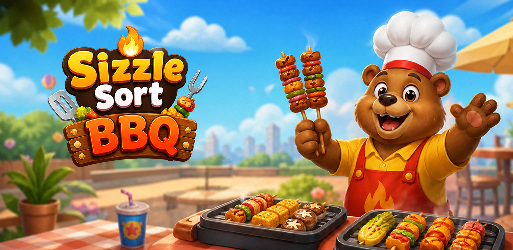 Sizzle Sort BBQ Banner